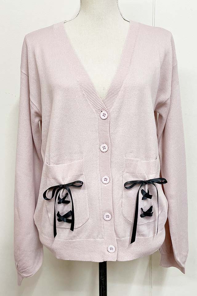 Ma Rs レースアップりぼんポケット付きカーディガン 夏用 ピンク Size F Ma Rs All Item トップス カーディガン Ma Rs Webstore By Lilimpark Ma Rs レースアップりぼんポケット付きカーディガン 夏用 ピンク Size F Ma Rs All Item トップス カーディガン Ma Rs Webstore By Lilimpark