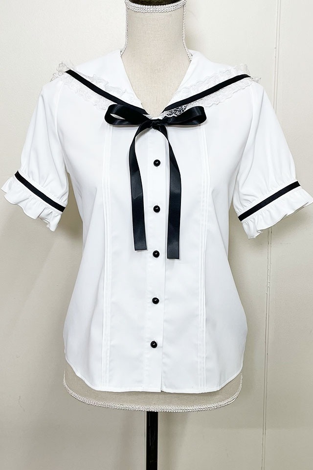 MA*RS】バックリボンセーラーブラウス - ホワイト size-F | MA*RS ALL ITEM,トップス,シャツ/ブラウス | Ma*rs WebStore by LiLimPark MA*RS】バックリボンセーラーブラウス - ホワイト size-F | MA*RS ALL ITEM,トップス,シャツ/ブラウス | Ma*rs WebStore by LiLimPark
