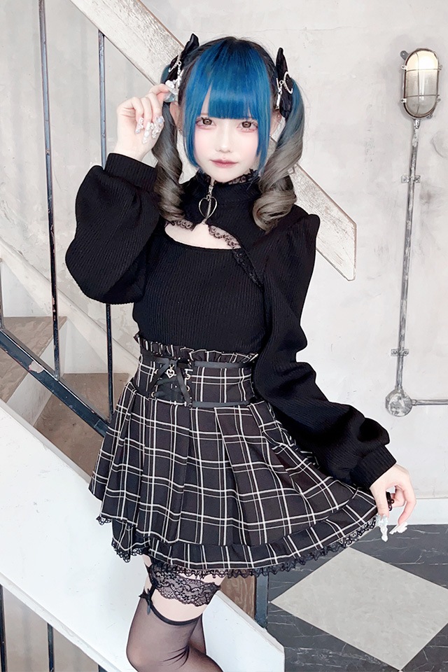 ��MA*RS�ۥե���ȥ��ԥ�ɥ륹���ѥ� - BLK/�ۥ磻�� size-F