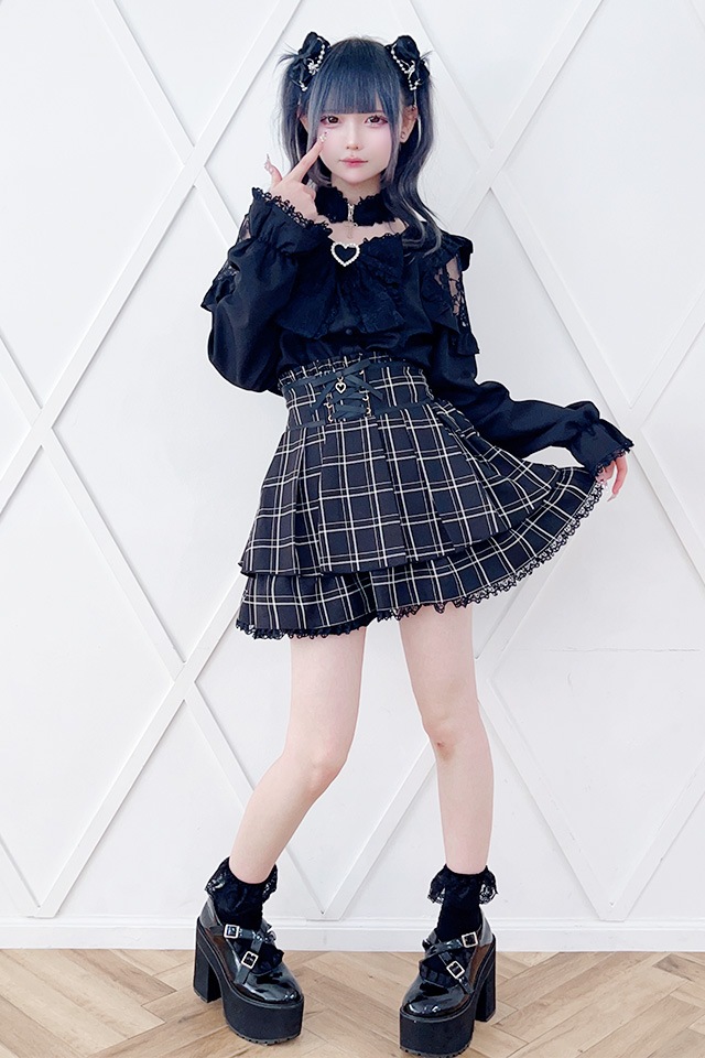 ��MA*RS�ۥե���ȥ��ԥ�ɥ륹���ѥ� - BLK/�ۥ磻�� size-F