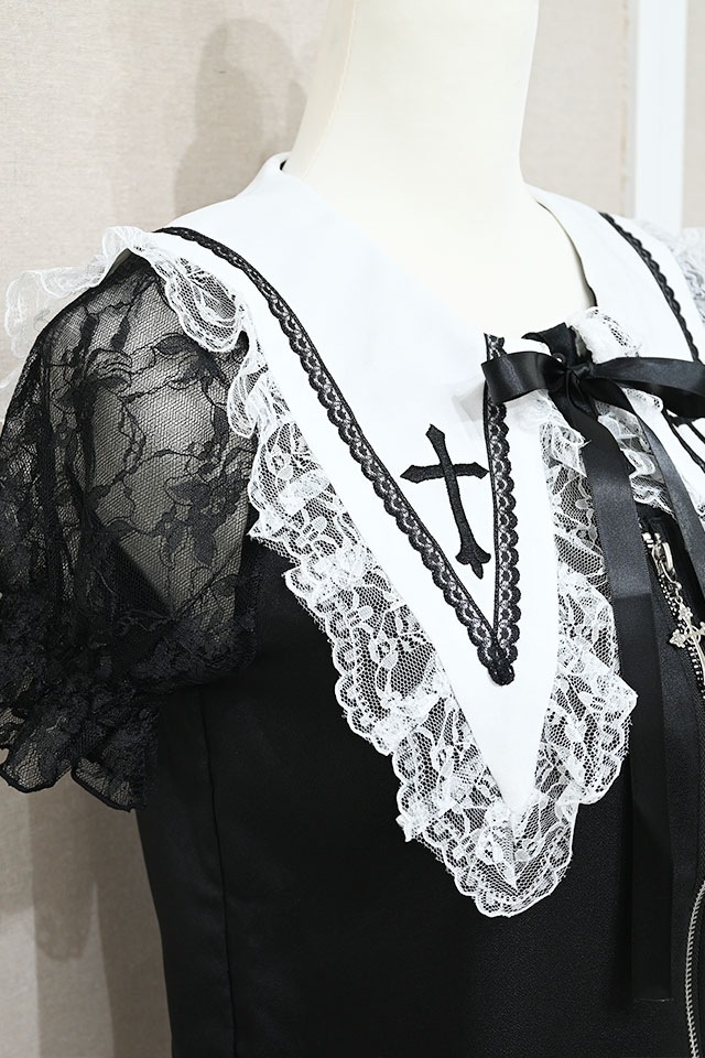 cccmalie シーマリー 刺繍ブラウス ホワイト MA*RS】アーム付きクロス刺繍ブラウス - ホワイト size-F | 地雷