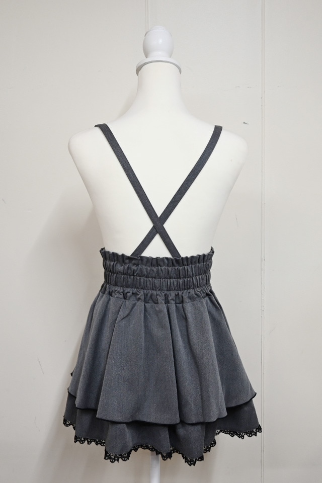 MA*RS】フロントスピンドルスカパン - チャコールグレー size-F | 地雷