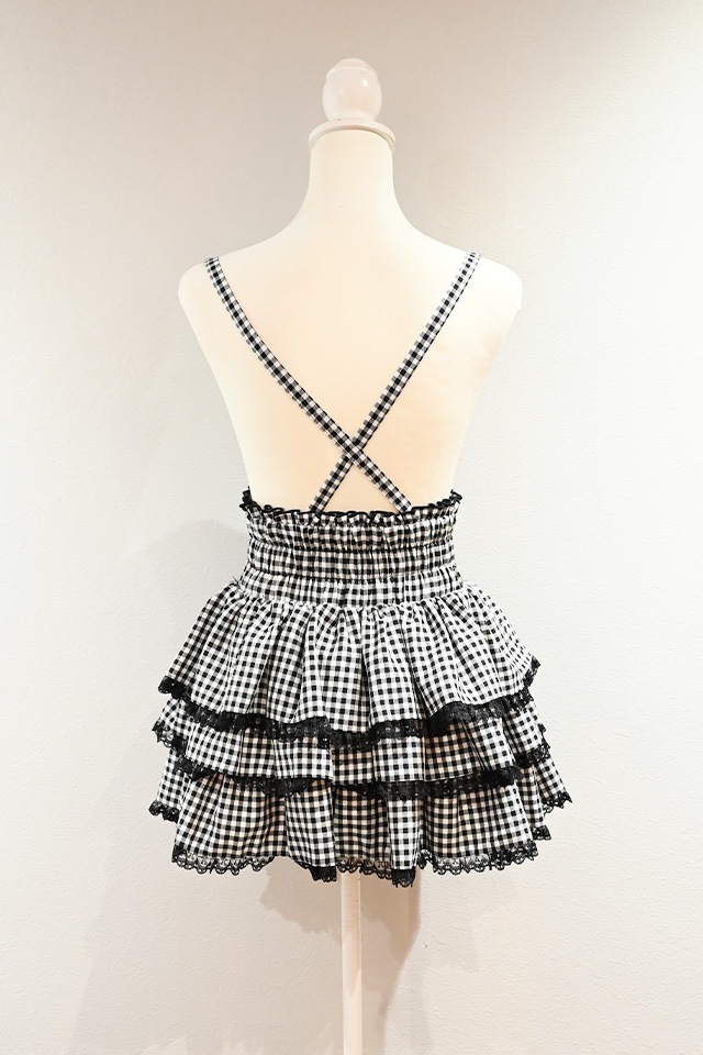 MA*RS】パールリボンフリルスカパン - グレー size-F | 地雷系・量産型