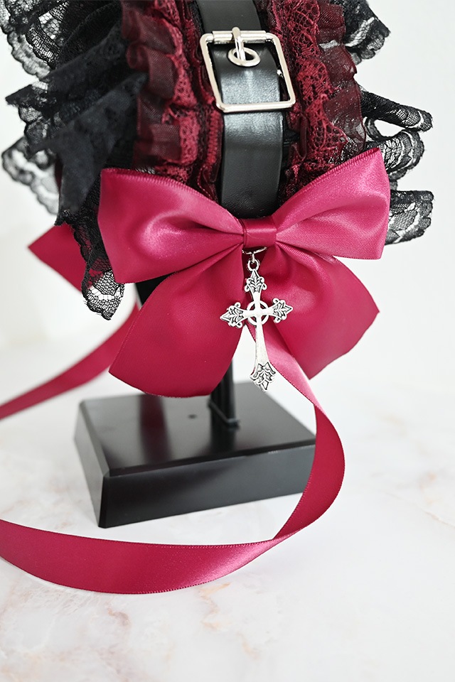 MA*RS】【通販限定】りぼんベルトヘッドドレス - レッド size-F | 地雷