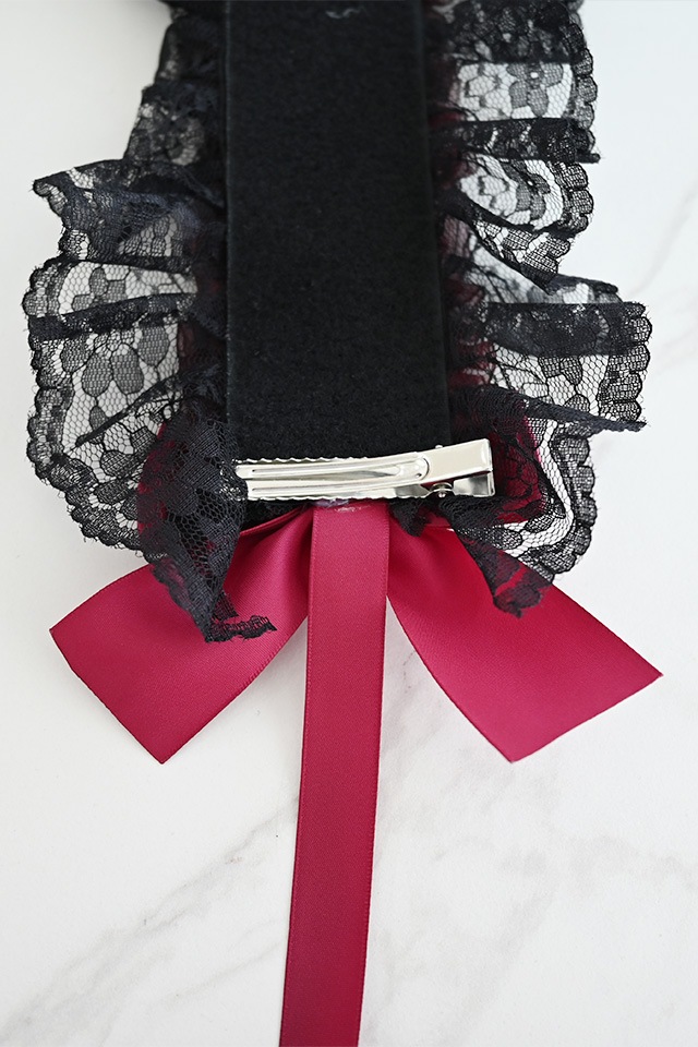 MA*RS】【通販限定】りぼんベルトヘッドドレス - レッド size-F | 地雷