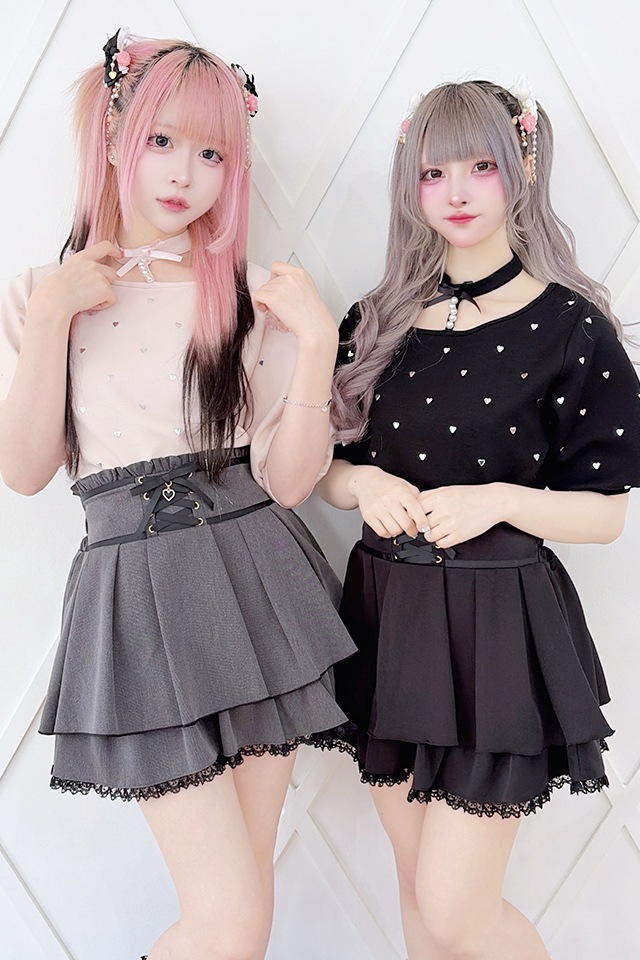 ��Princess Melody�ۥѡ�����硼�����ߥϡ��ȥ����å��ȥåץ� - �֥�å� size-F