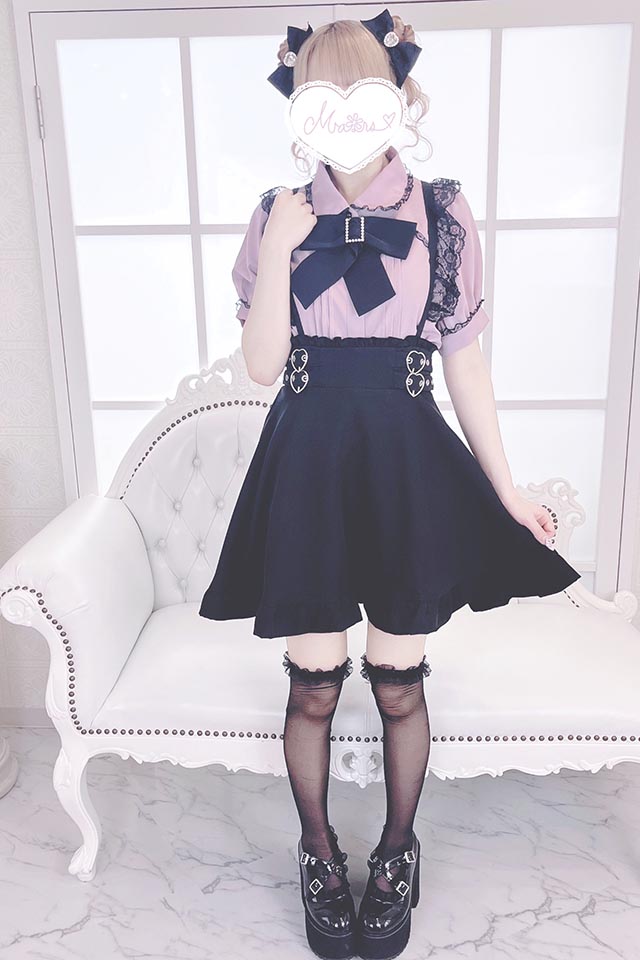 人気新品 MARS マーズドット薔薇ミニスカート 