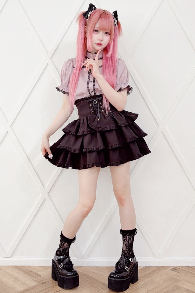 ��MA*RS�ۥ��������硼�����դ��֥饦�� - PNK/PNK size-F