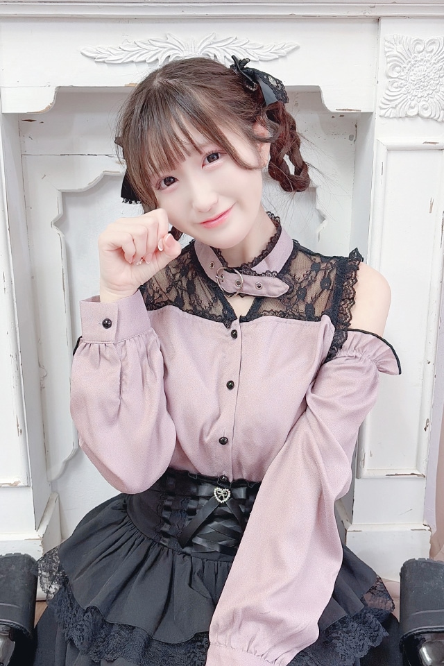 MA*RS】ハートバックル肩開きブラウス - ピンク size-F | 地雷系・量産