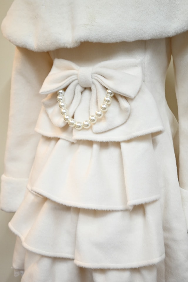 MA*RS】【TETOYちゃんコラボ】クロスリボンケープ付きコート