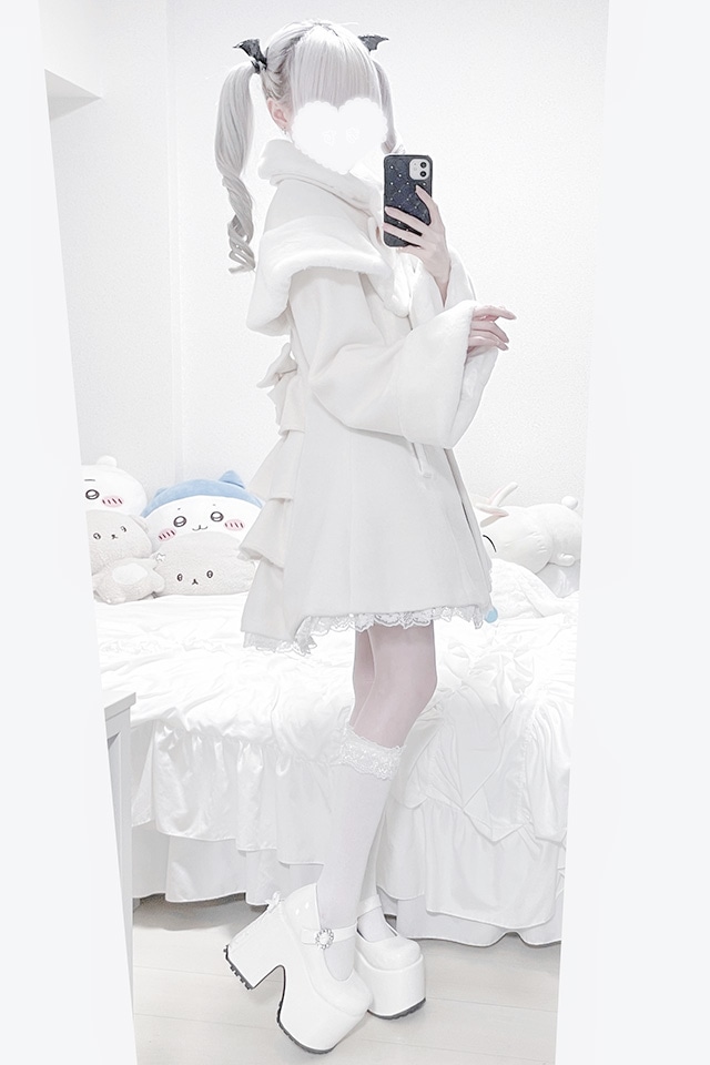 MA*RS】【TETOYちゃんコラボ】クロスリボンケープ付きコート