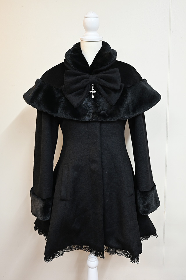 MA*RS】【TETOYちゃんコラボ】クロスリボンケープ付きコート