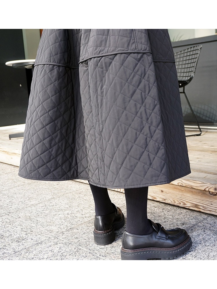 AD2014 archive ポリ縮絨キルティングデザインスカート 黒 楽天市場】comme des garcons ポリ 縮（スカート｜ボトムス