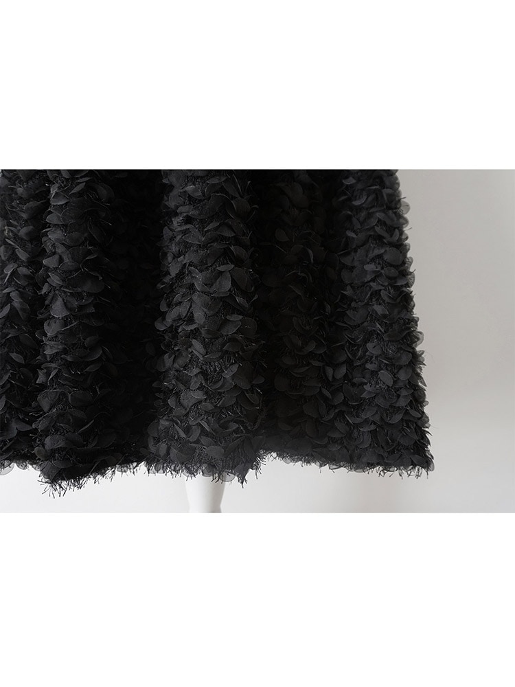 お値下げ！！！Lily by lisa フラワーチュールボリュームスカート フラワーチュールボリュームスカート/black | SKIRT | Lily by Risa