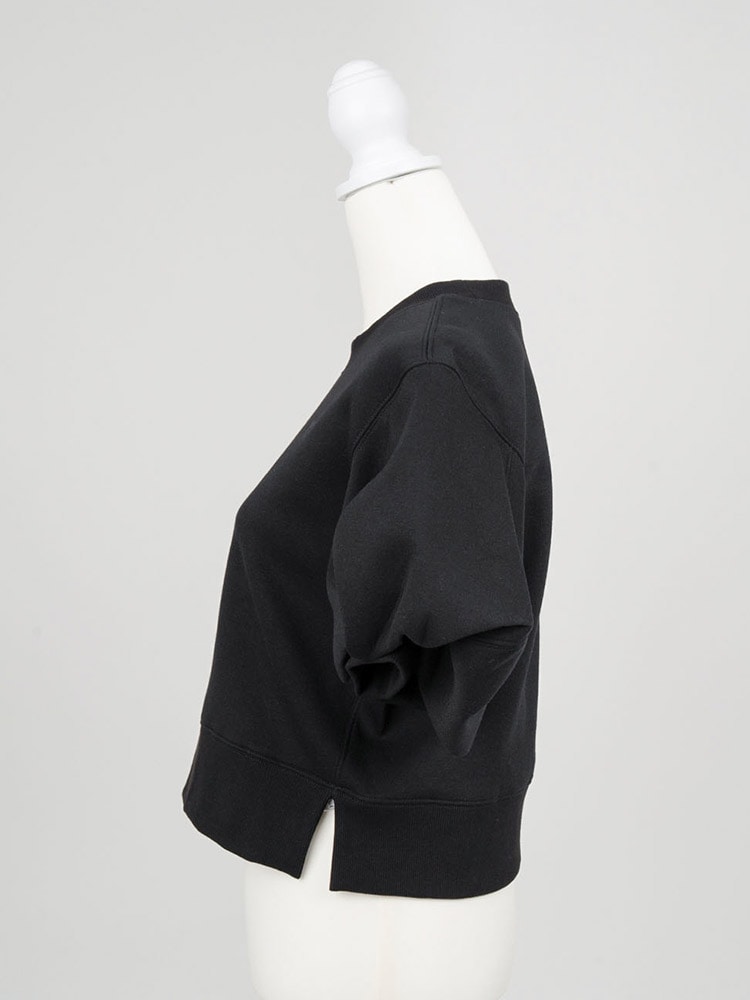 yoihi パフスリーブスウェット パフスリーブスウェット/black | TOPS | Lily by Risa