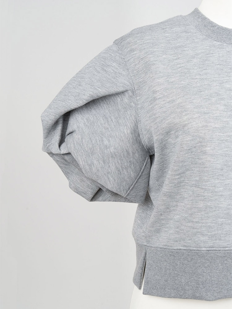 パフスリーブスウェット/gray | TOPS | Lily by Risa
