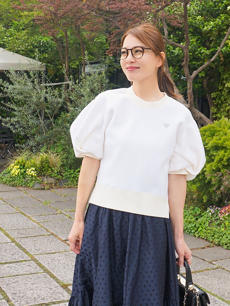 épine - Bibiy B. SWEATSHIRT パフスリーブ スウェットシャツの