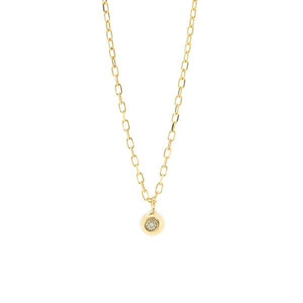 Full Moon Necklace K10YG