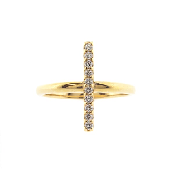 Sweet Heart Cross Ring