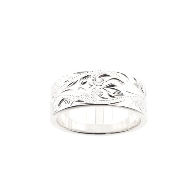 Ke Aloha Ring / 8mm ハワイアンジュエリー リング 指輪 リング