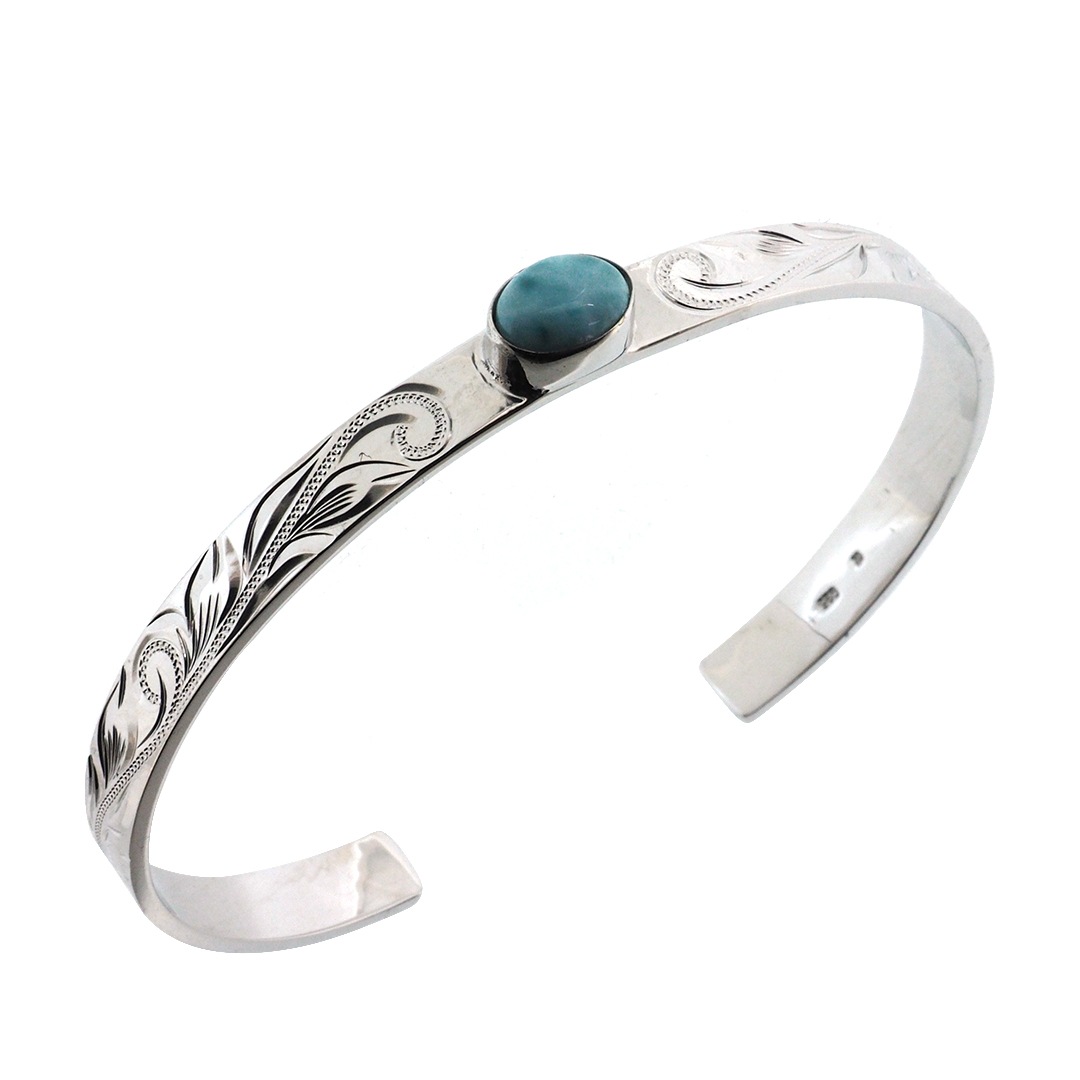 Larimar Bangle �ϥ磻���󥸥奨�꡼ �Х󥰥� �֥쥹��å� ���ޡ���ŷ����