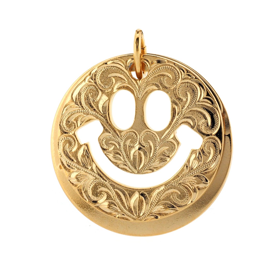 Smile key holder Gold  �ϥ磻���󥸥奨�꡼�����ޥ��륭���ۥ�������˥������ޡ���