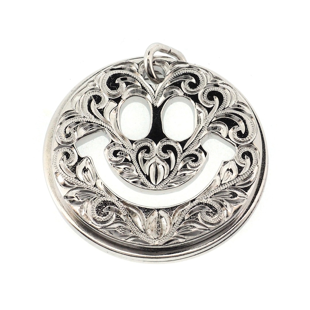 Smile key holder Silver  �ϥ磻���󥸥奨�꡼�����ޥ��륭���ۥ�������˥������ޡ���