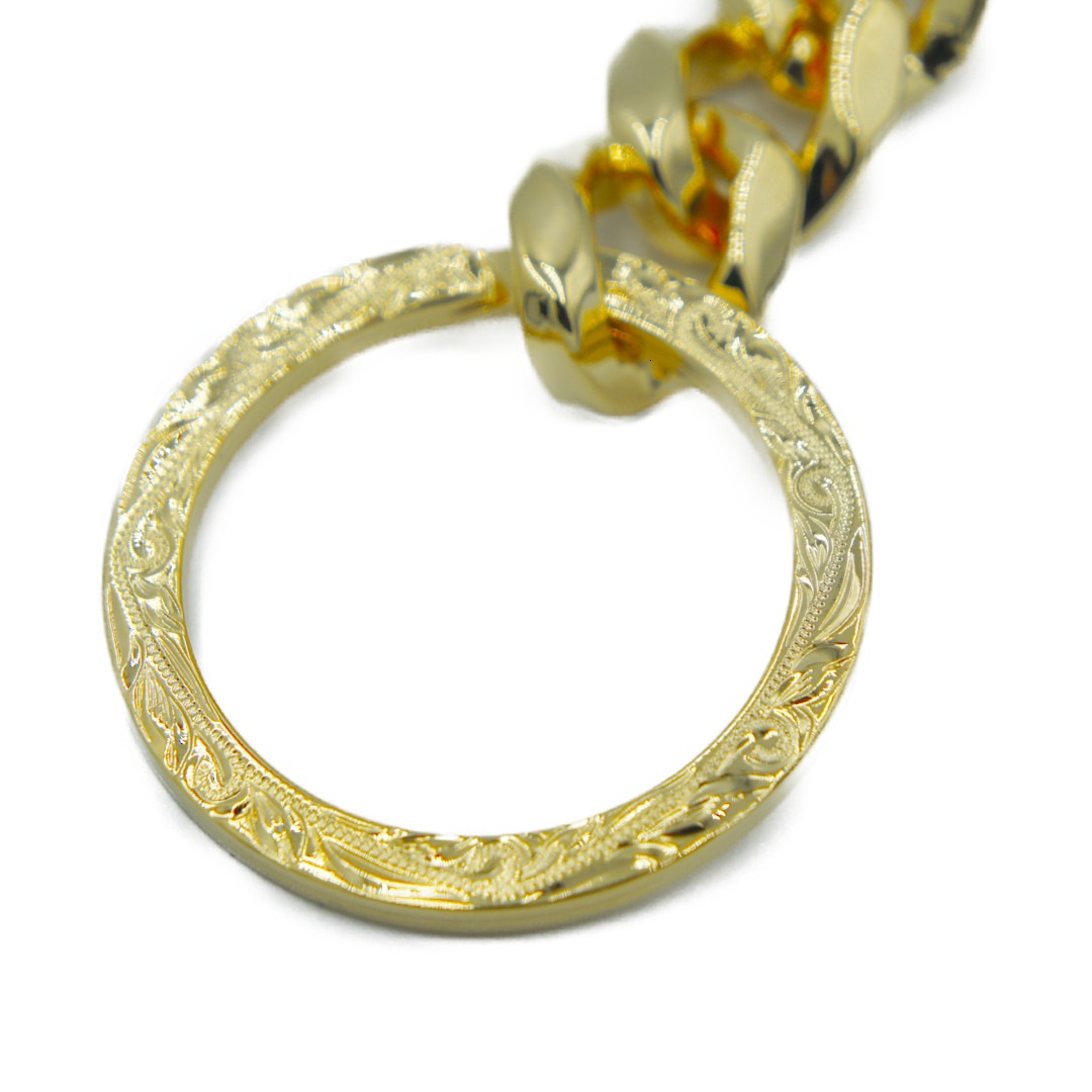 Hawaiian Key Chain Ring Gold ハワイアンジュエリー キーチェーンリング メンズ アクセサリー / Linamoa online shop ジュエリーブランド