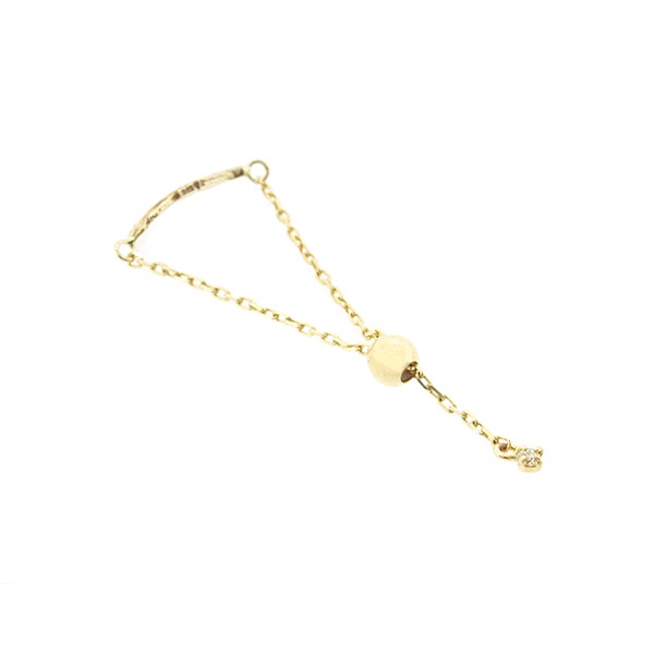 Leap Feather Chain Ring K10YG