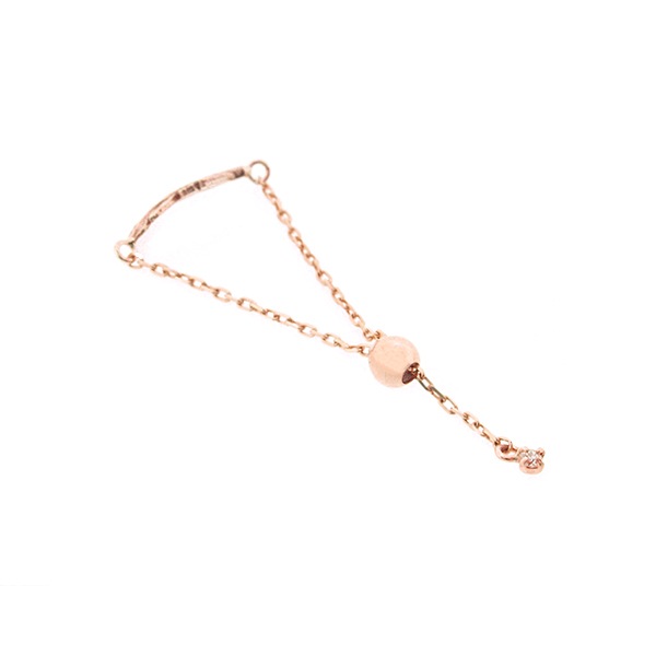 Leap Feather Chain Ring K10PG