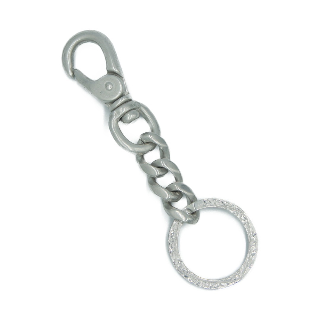 Hawaiian Key Chain Ring Silver ϥ磻󥸥奨꡼