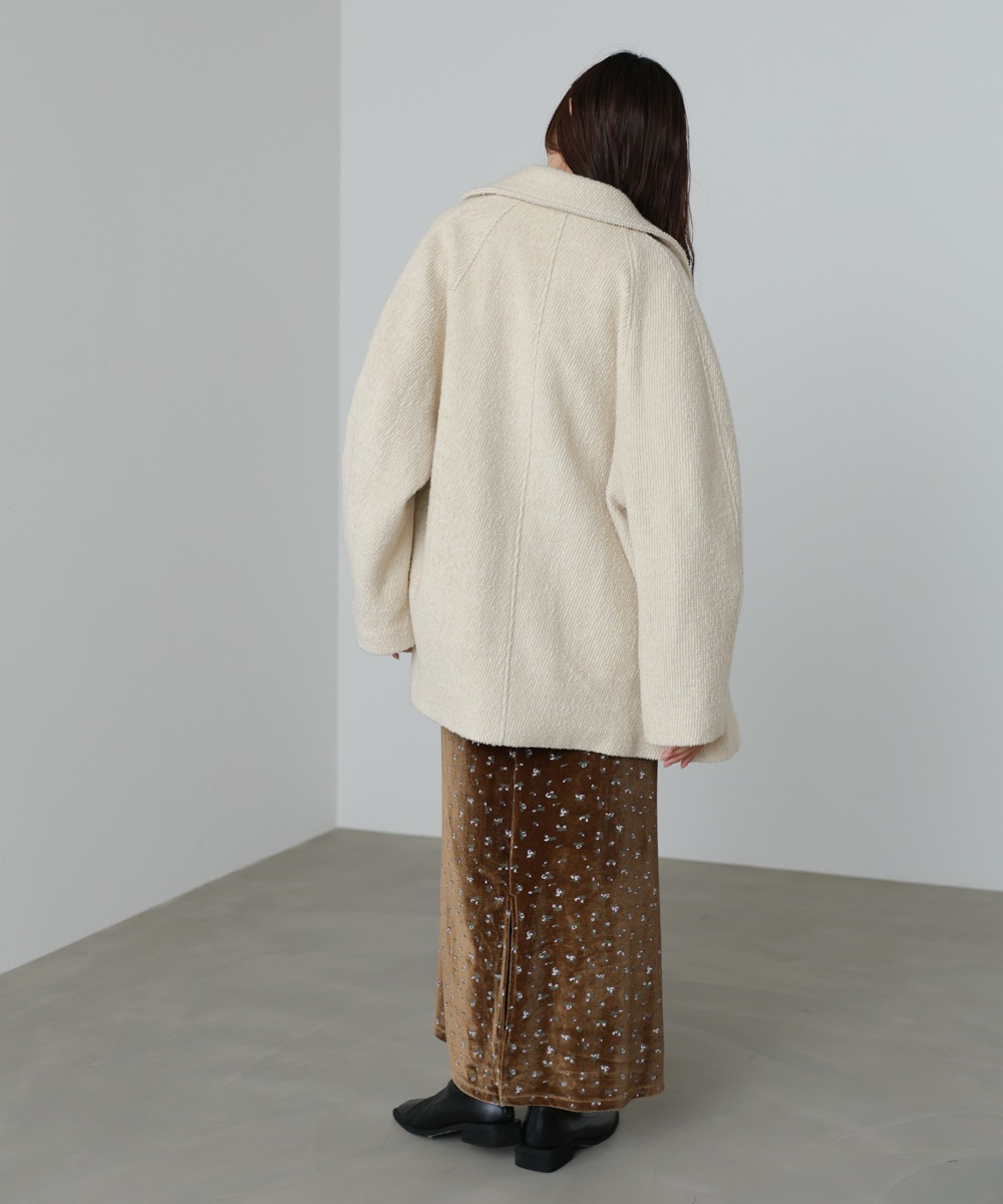 Bab/バブ|スリーブデザインハーフ丈コート【5540162】【仕入れ・卸