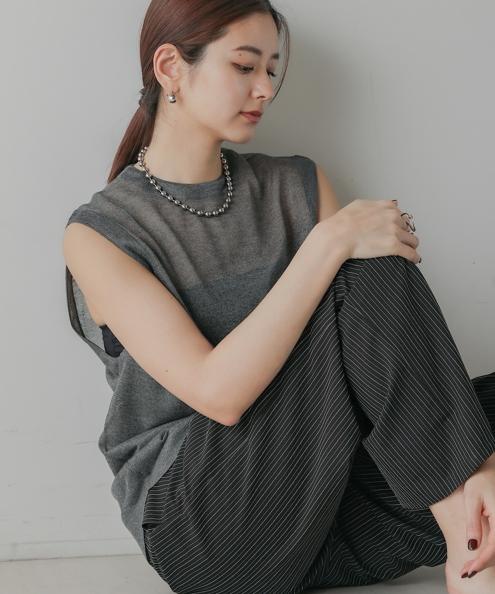 トップス NAO Buy The Set Black/Rose Pink/Cream/Light Grey 4 Pack Ribbed