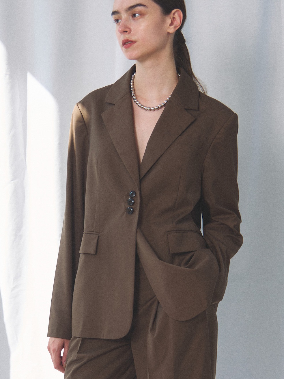 CIEL'AIR/シエルエアー|SLIT JACKET(ｽﾘｯﾄｼﾞｬｹｯﾄ)【5533587】【仕入れ