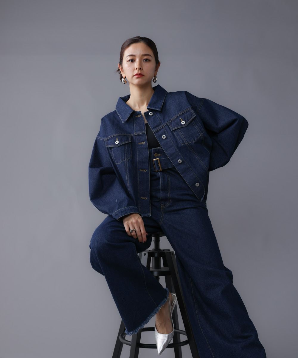 CIEL'AIR/シエルエアー | FRINGE DENIM JACKET（ﾌﾘﾝｼﾞﾃﾞﾆﾑｼﾞｬｹｯﾄ