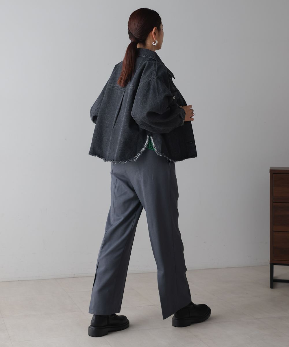 CIEL'AIR/シエルエアー | FRINGE DENIM JACKET（ﾌﾘﾝｼﾞﾃﾞﾆﾑｼﾞｬｹｯﾄ