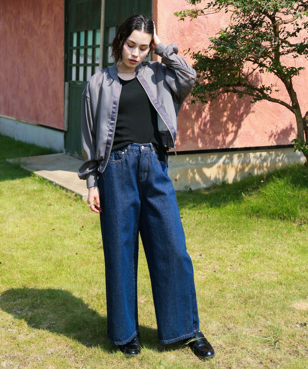 Bou Jeloud/ブージュルード|シャイニーシアーブルゾン【5535101