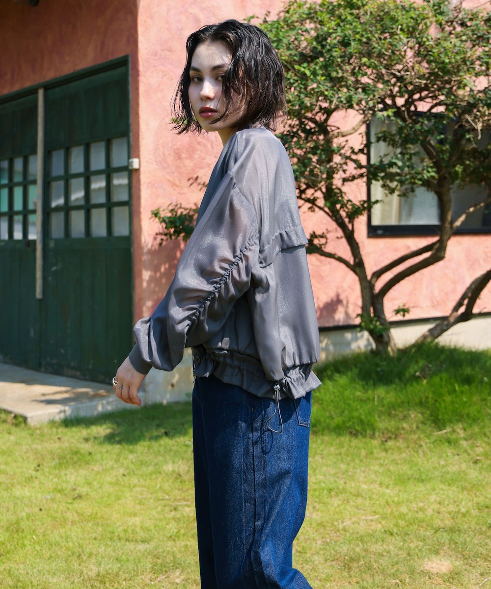 mal.シアーブルゾン シニカルcynical シアーブルゾン レレレ mal. - メルカリ