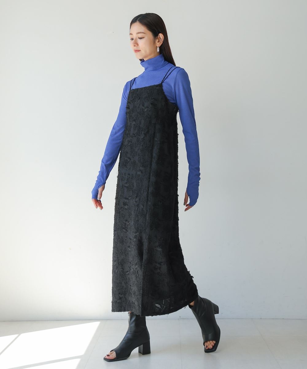 CIEL'AIR/シエルエアー | SHEER RIB HIGH NECK TOPS(ｼｱｰﾘﾌﾞﾊｲﾈｯｸ