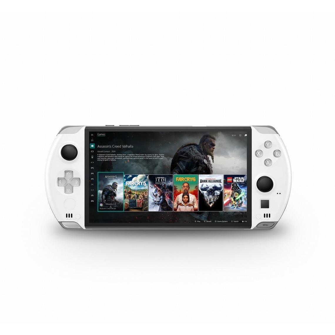 【予約商品/4~5月発売予定】GPD WIN4 モバイルゲーミングPC メモリ32GB ストレージ2TB ホワイト QWERTY物理キーボード搭載 ポータブルゲーミングPC GPD WIN4 (6800) 32GB/2TB-White