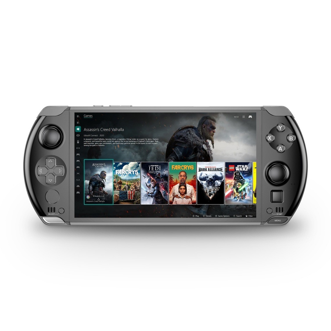 【予約商品/4~5月発売予定】GPD WIN4 モバイルゲーミングPC メモリ16GB ストレージ1TB ブラック QWERTY物理キーボード搭載 ポータブルゲーミングPC GPD WIN4 (6800) 16GB/1TB-Black