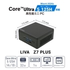 ECS ミニPC LIVA Z7 PLUS メモリ32GB ストレージ1TB AI CPU Intel Core Ultra 5 125H搭載 小型デスクトップパソコン LIVAZ7P-32/1T-W11Pro(125H)