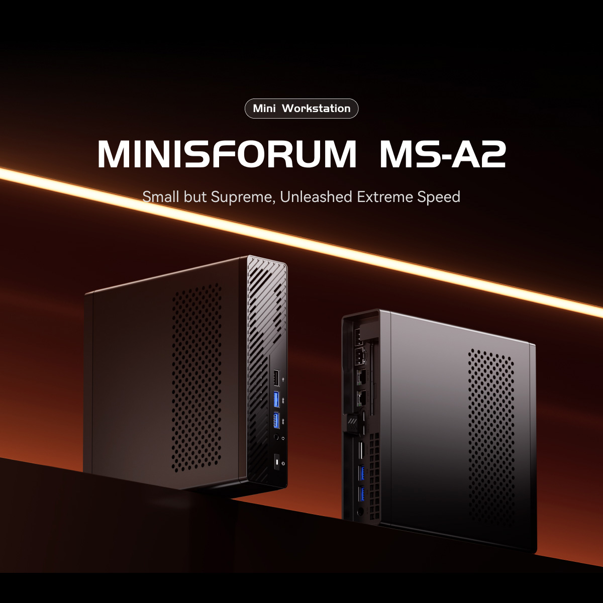 MINISFORUM ミニPC MS-A2 メモリ64GB ストレージ1TB Windows 11 Pro AMD Ryzen 9 9955HX搭載 ミニワークステーション MS-A2-64/1T-W11Pro(9955HX)