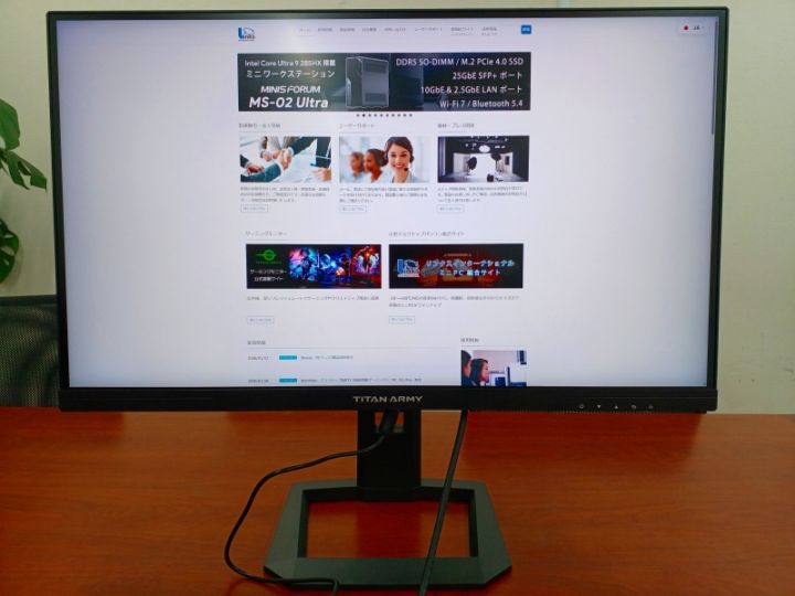 【アウトレット品】Titan Army P2710V-QD *Z0130-2 ドット抜け