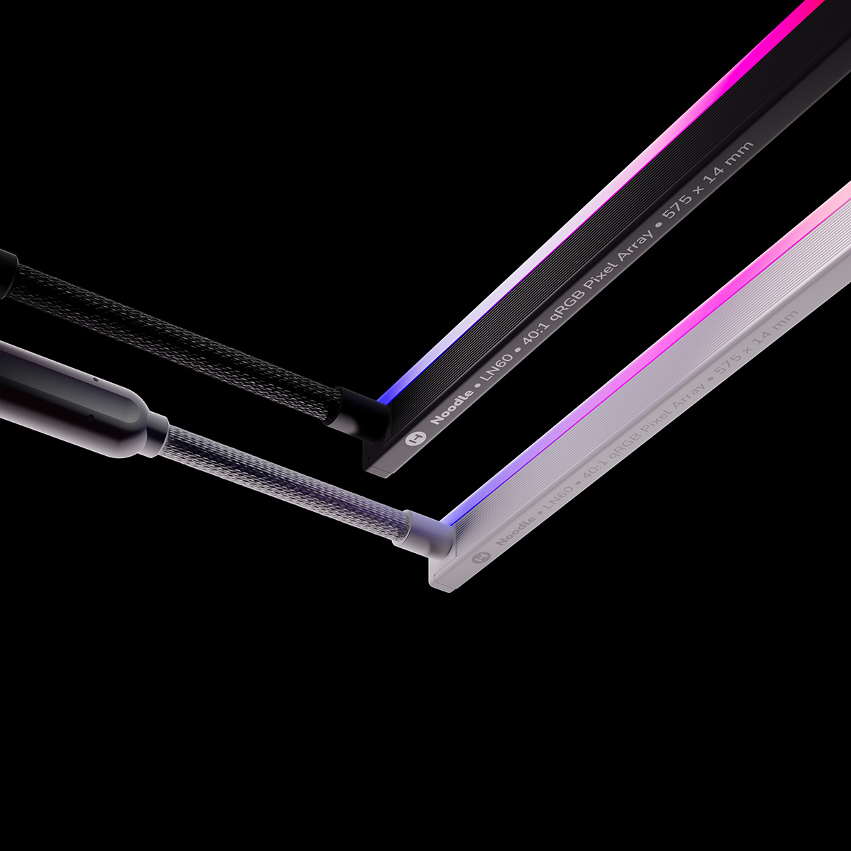 HYTE製 PCケース「Y40、Y60、Y70」シリーズ向け RGBライティングキット HYTE Noodle LN60