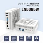 リンクスインターナショナル LN5095W ミニPC Intel N5095 メモリ8GB ストレージ256GB Windows 11 Pro ファンレス 小型デスクトップパソコン LN5095W-8/256-W11Pro(N5095) [ HDMI 2.0｜DP 1.4｜VGA｜2×1G LAN｜Wi-Fi 5｜Bluetooth 4.2 ]