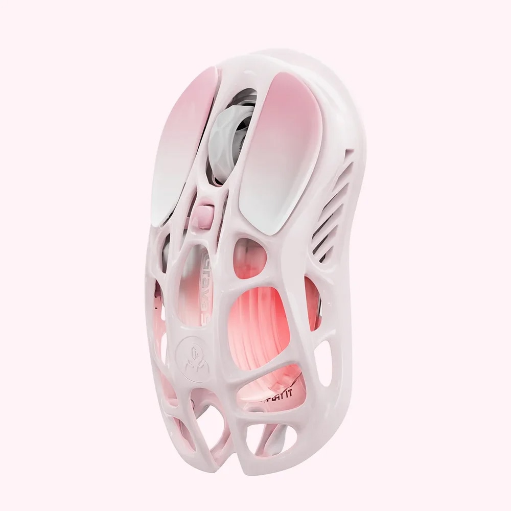 GravaStar Mercury M1 Pro ワイヤレスゲーミングマウス【サクラピンク】GravaStar Mercury M1 Pro Wireless Gaming Mouse Sakura Pink [GRAVASTAR M1 PRO_PNK]