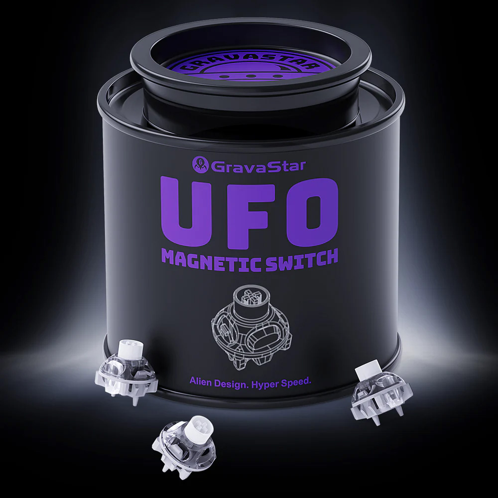 GravaStar ホール効果ゲーミングスイッチ UFO マグネティックスイッチ