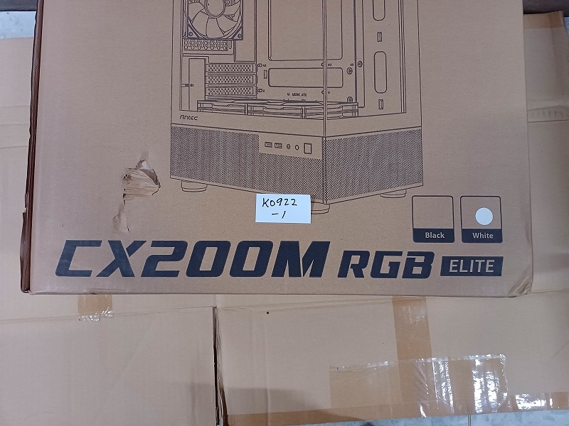 K0922-1 ANTEC CX200M RGB ELITE WHITE (ジャンク品)
