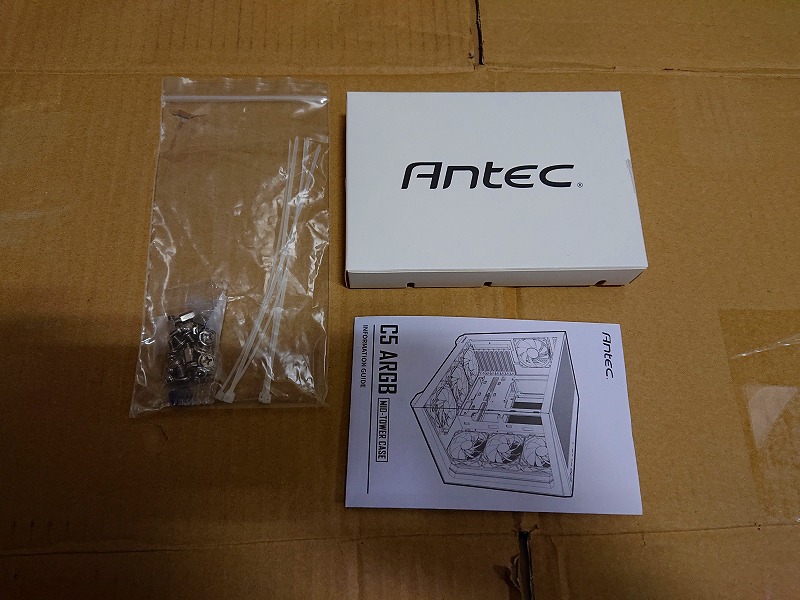 K0213-4 ANTEC C5 ARGB WHITE (ジャンク品)